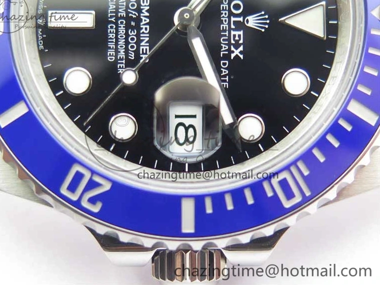 MiroTime 0211 Submariner 41mm 126619 LB BP Maker Black Dial on SS Bracelet A Tailored 2610